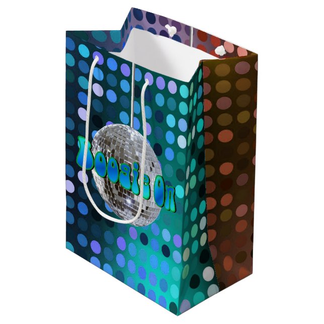 Sacola Para Presentes Média Boogie em 1 (Frente inclinada)