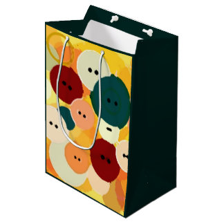 Sacola Para Presentes Média Botões para mastigar