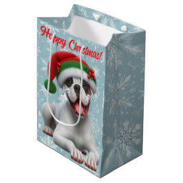 Sacola Para Presentes Média Boxer Jingle All the Way Natal