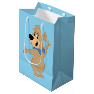 Sacola Para Presentes Média Braços com Urso Boo-Boo Amplos