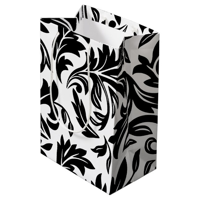 Sacola Para Presentes Média Branca de presentes - P0358 (Verso inclinado)