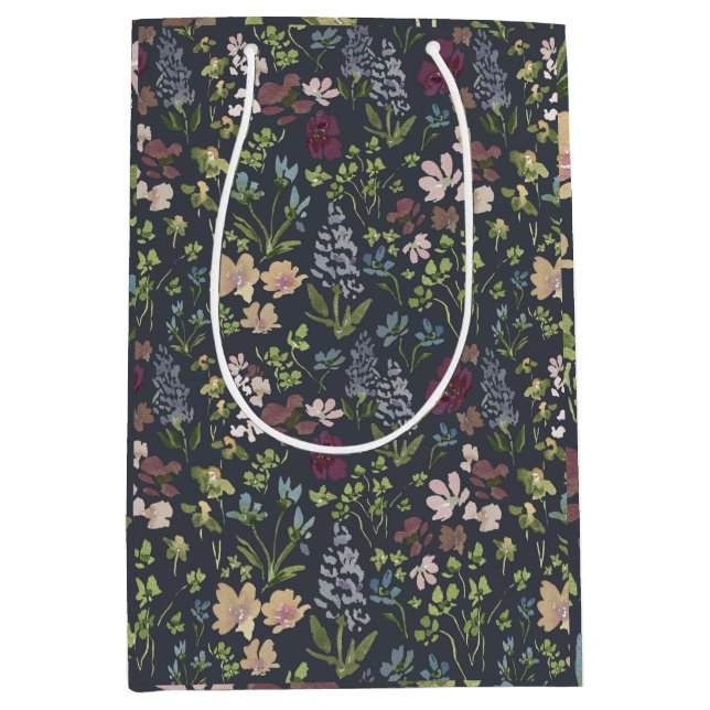 Sacola Para Presentes Média Bright Doodles Gift Bag (Frente)