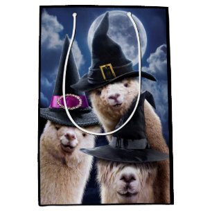 Sacola Para Presentes Média Bruxas do Alpaca