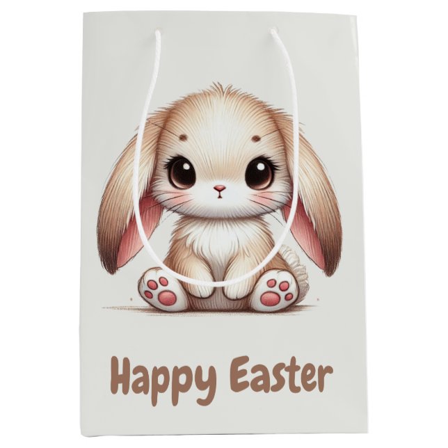 Sacola Para Presentes Média Bunny Eared Wonder (Frente)