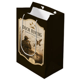 Sacola Para Presentes Média Caça ao Pato