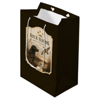 Sacola Para Presentes Média Caça ao Pato