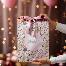 Sacola Para Presentes Média Cachorro cor-de-rosa - n' Cachorras Curvas Nome do