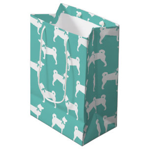 Sacola Para Presentes Média Cachorro Shiba Inu Filhote