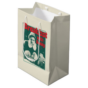 Sacola Para Presentes Média Café da Manhã Com Amigo