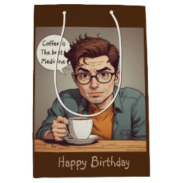 Sacola Para Presentes Média Café é o melhor remédio