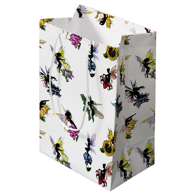 Sacola Para Presentes Média Camadas de Sombra (Frente inclinada)