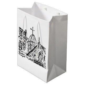 Sacola Para Presentes Média Campground Motif by Babbie - Martha's Vineyard