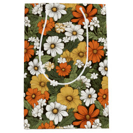 Sacola Para Presentes Média Campo das flores