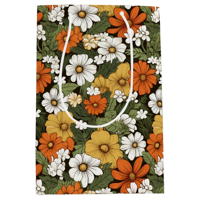 Sacola Para Presentes Média Campo das flores (Frente)