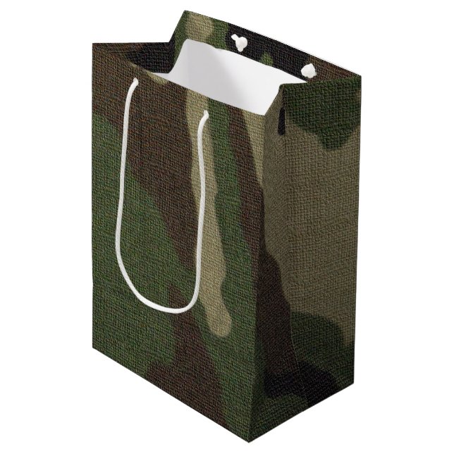 Sacola Para Presentes Média Camuflagem 1 (Frente inclinada)