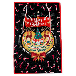 Sacola Para Presentes Média Canais de Natal