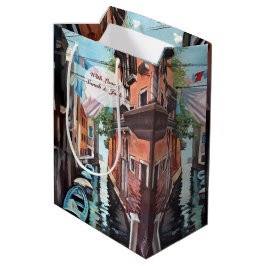 Sacola Para Presentes Média Canal veneziano pequeno