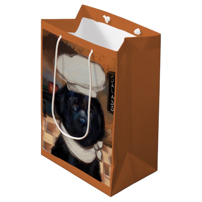 Sacola Para Presentes Média Cão Terra Nova      (Frente inclinada)