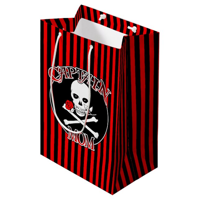 Sacola Para Presentes Média Capitão Mãe Gift Bag (Frente inclinada)