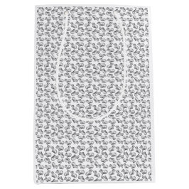 Sacola Para Presentes Média Capybara Branca e Preta