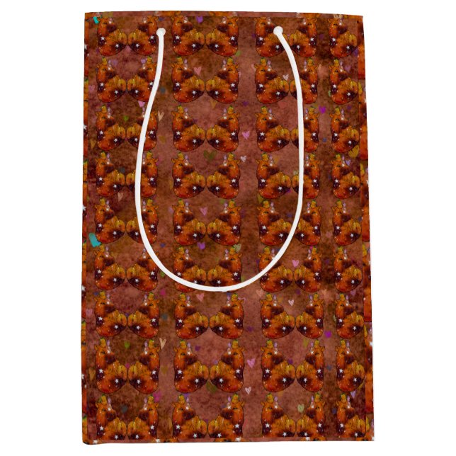 Sacola Para Presentes Média Capybara chamada Dream (Frente)