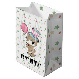 Sacola Para Presentes Média Carnaval de Aniversário