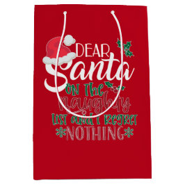 Sacola Para Presentes Média Caros Papais noeis Paperbag