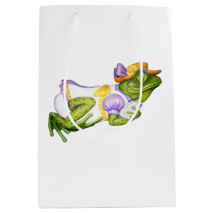 Sacola Para Presentes Média Carousel Animal Photo Gift Bag