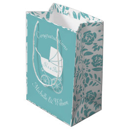 Sacola Para Presentes Média Carruagem Vintage