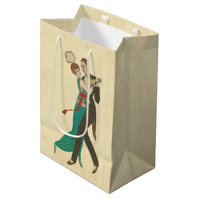 Sacola Para Presentes Média Carte Postale Gift Bag (Frente inclinada)