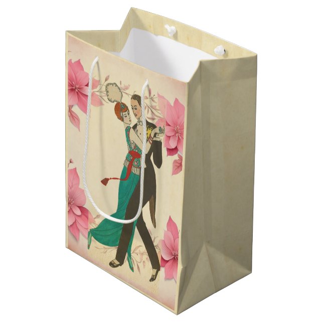 Sacola Para Presentes Média Carte Postale Gift Bag (Frente inclinada)