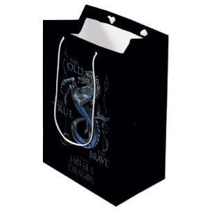 Sacola Para Presentes Média CASA DO DRAGÃO   House Velaryon Sigil
