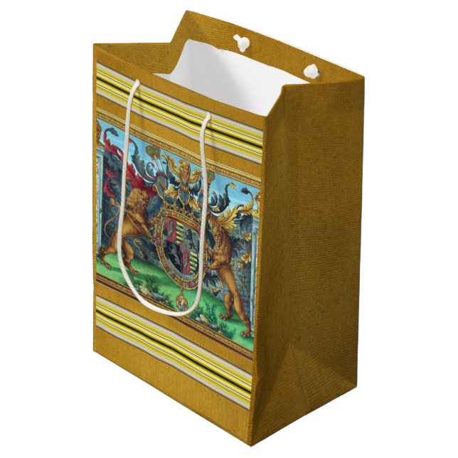 Sacola Para Presentes Média Casaco de Braços para Presente Bag (Frente inclinada)