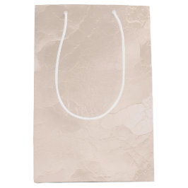 Sacola Para Presentes Média Casamento Chic Pearl Glam Ivory Blush