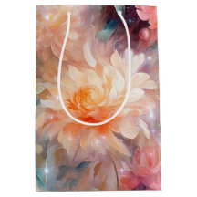 Casamento Floral Laranja de Pêssego rosa