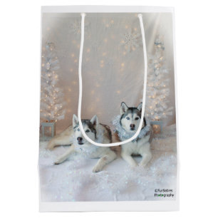 Sacola Para Presentes Média Cascos Siberianos Cujos Sacos Dão