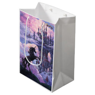 Sacola Para Presentes Média Castelo do unicórnio
