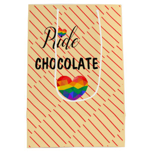 Sacola Para Presentes Média Celebre a doçura e a cor com este Arco-íris