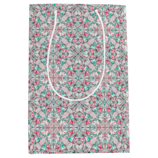 Sacola Para Presentes Média Celestial Lace Mosaic (Frente)