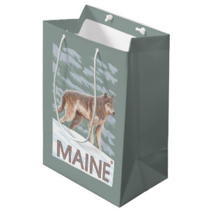 Sacola Para Presentes Média Cena de MaineWolf