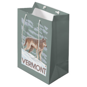 Sacola Para Presentes Média Cena de VermontWolf