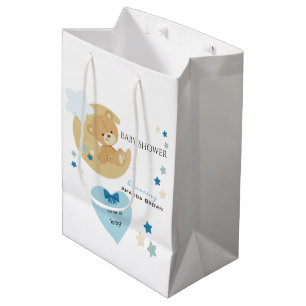 Sacola Para Presentes Média Chá De Bebê Do Urso Teddy