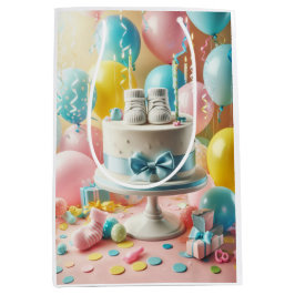 Sacola Para Presentes Média Chá de fraldas