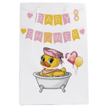 Chá de fraldas de Garota Pata de Borracha Rosa e A