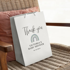 Sacola Para Presentes Média Chá de fraldas Rainbow Boy