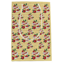 Sacola Para Presentes Média Chá de Natal!