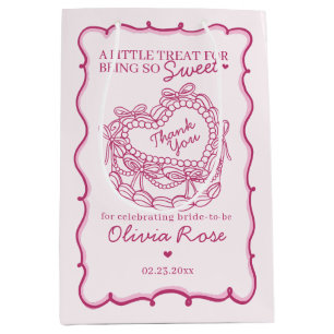 Sacola Para Presentes Média Chá de panela de bolos retrorreflectores do Arco r