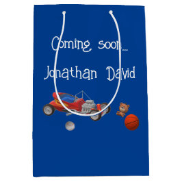 Sacola Para Presentes Média Chá do Tema do Brinquedo