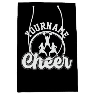Sacola Para Presentes Média Cheerleader de Varsity da Equipe de Autores do NOM