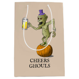 Sacola Para Presentes Média Cheers Ghouls Halloween